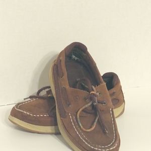Sperry Topsider Suede Leather Boat Shoe